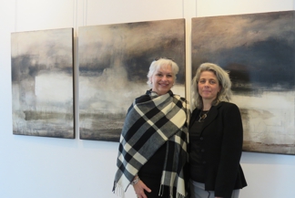 Lise Bolduc et Johanne martel commissaire de l'exposition